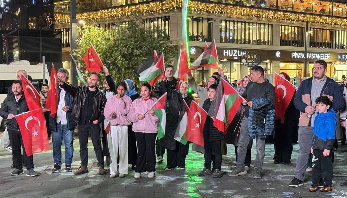 Trabzon ve Rize\'de İsrail Protestosu