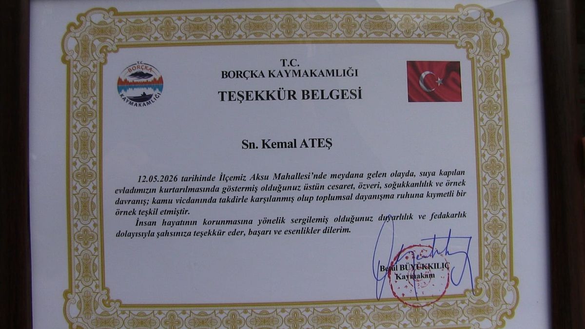 Dereye düşen kızı kurtaran kahraman dalgıç çıktı
