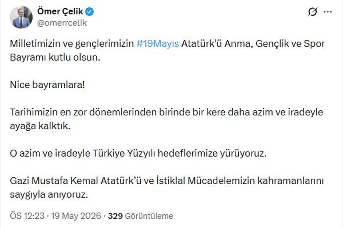 19 Mayıs Mesajı
