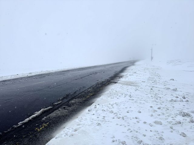 Ardahan'ın yükseklerinde mayıs ayında kar sürprizi