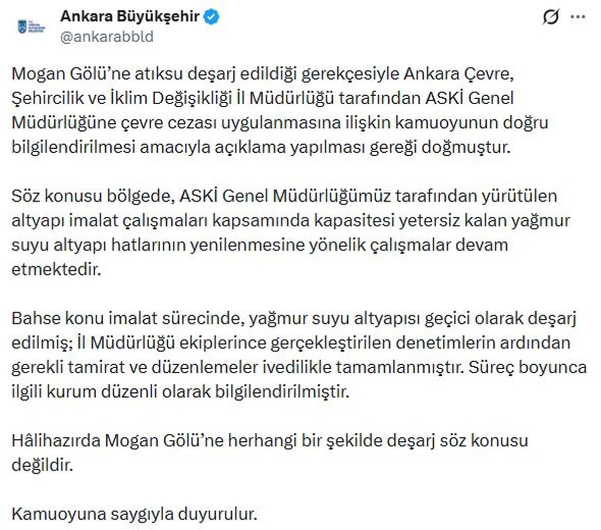 ABB Yağmur Suyu Altyapı Çalışmalarını Açıkladı - Son Dakika