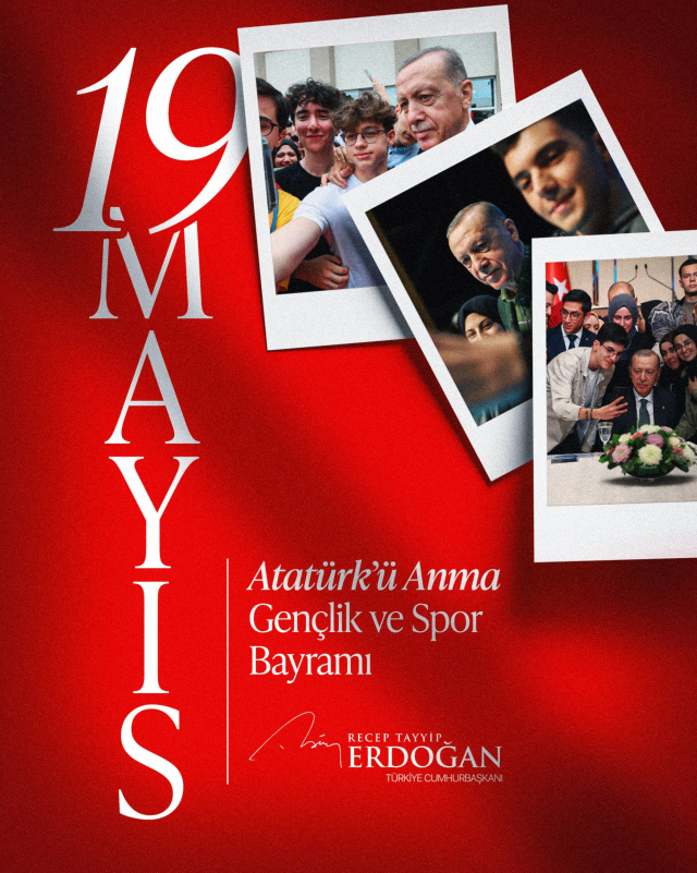 Cumhurbaşkanı Erdoğan'dan 19 Mayıs mesajı