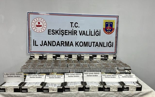 Eskişehir'de 21 Bin Makaron Ele Geçirildi