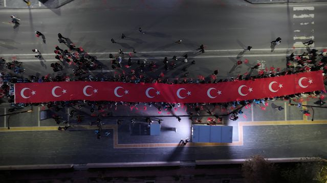 Sivas'ta Gençlik Yürüyüşü
