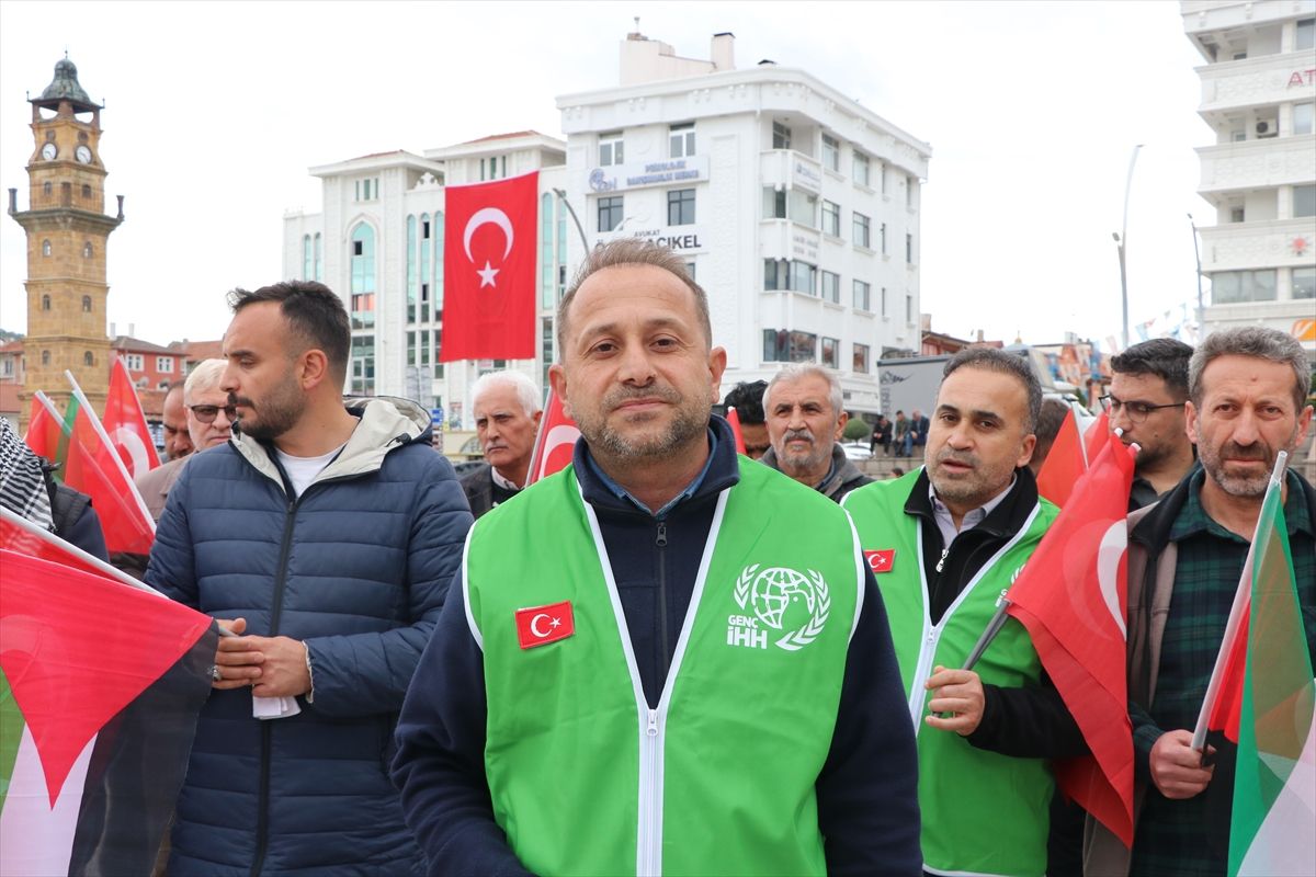 Yozgat\'ta İsrail Saldırısına Protesto