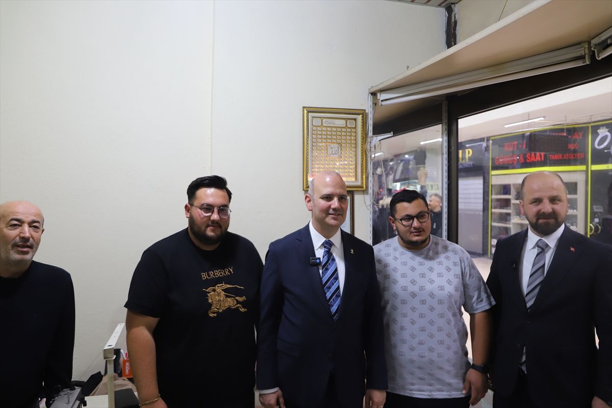 Ömer İleri Gölbaşı\'nda Esnaf Ziyareti
