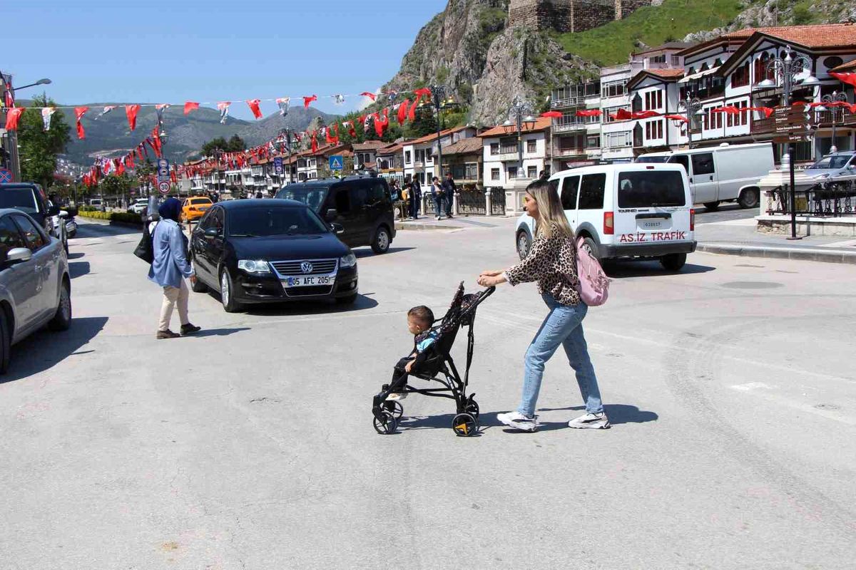 Amasya\'da Sakin Trafik Hayranlık Uyandırıyor