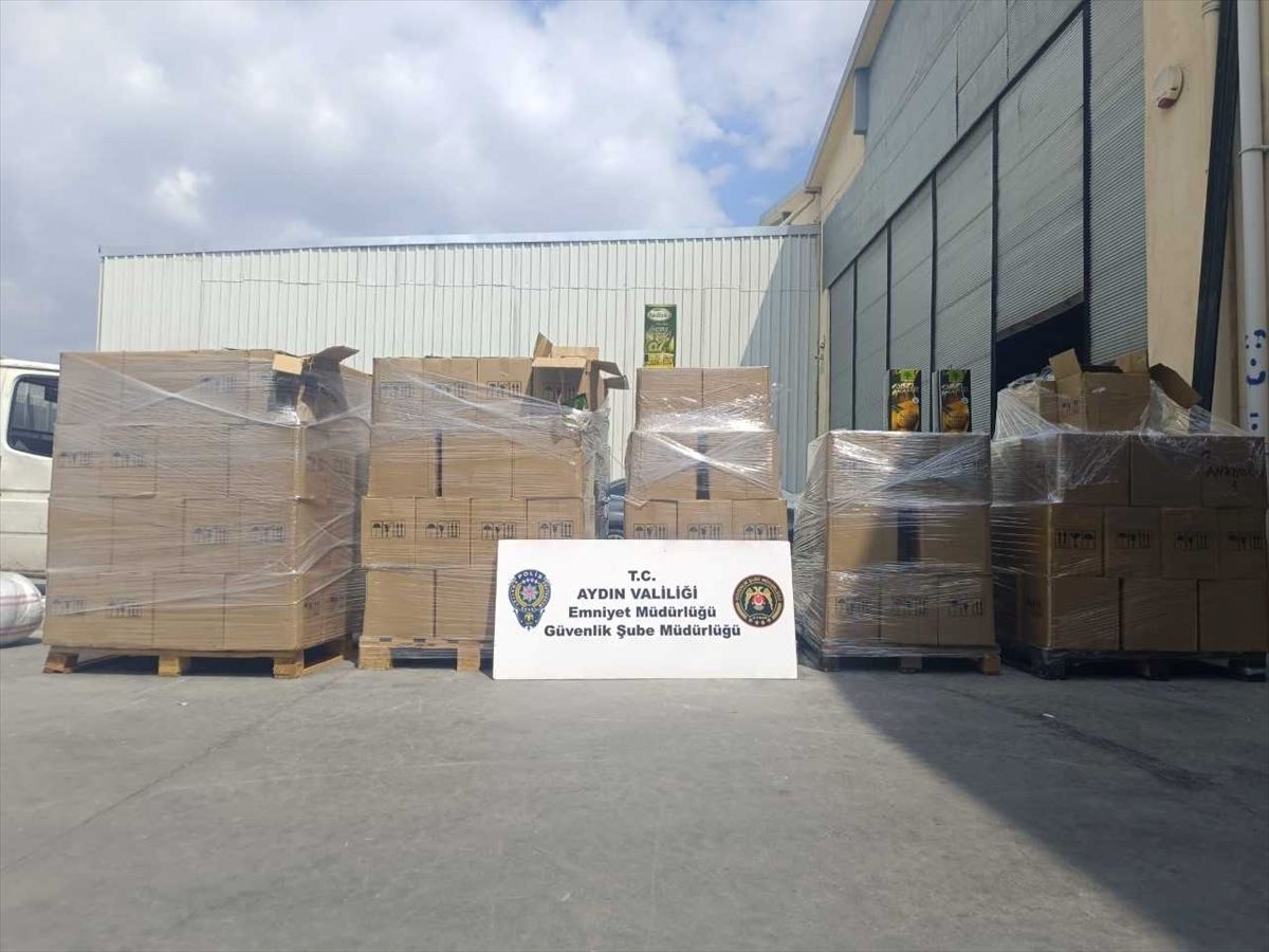 Aydın\'da 5 bin 900 litre tağşiş zeytinyağı ele geçirildi