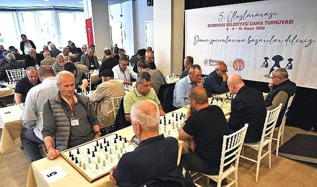 Bornova\'da dama heyecanı: Muşlu Ahmet Tokmak üçüncü oldu