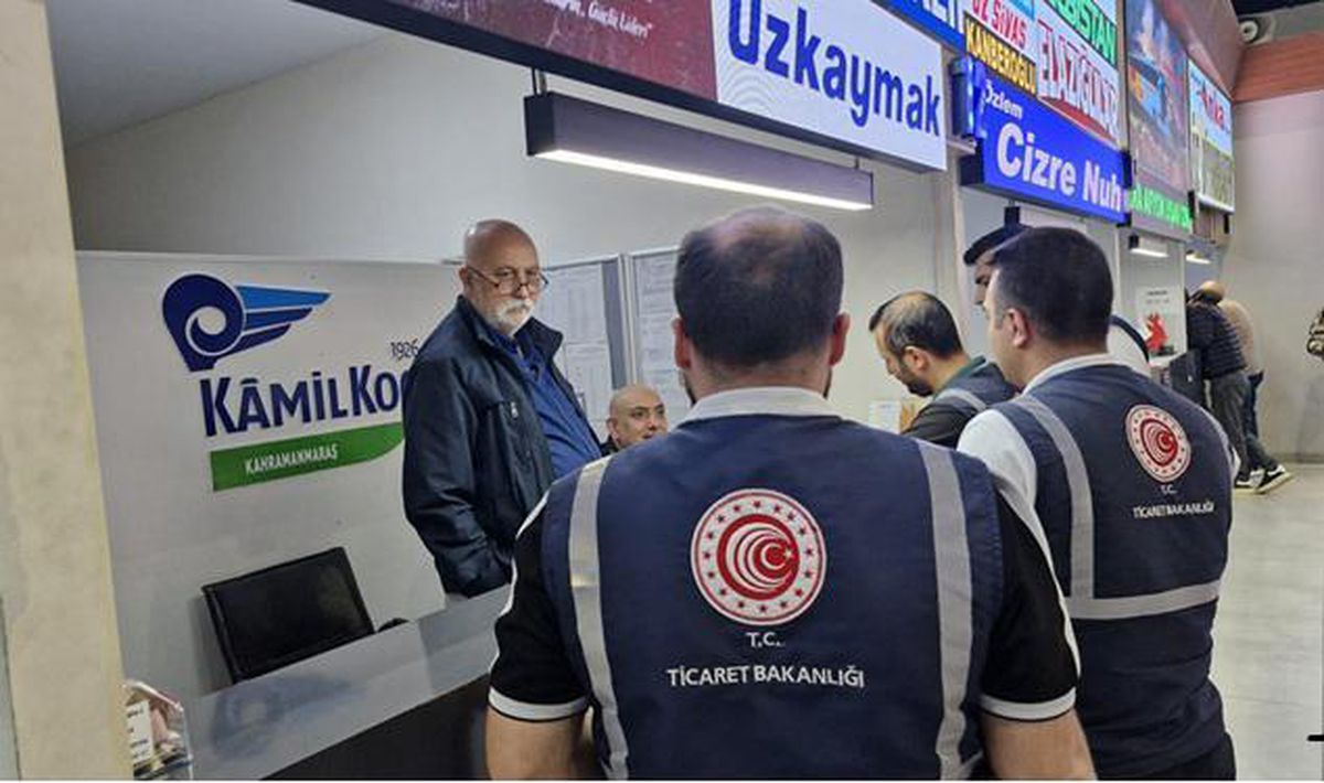 Kahramanmaraş’ta bayram öncesi otogarda sıkı denetim