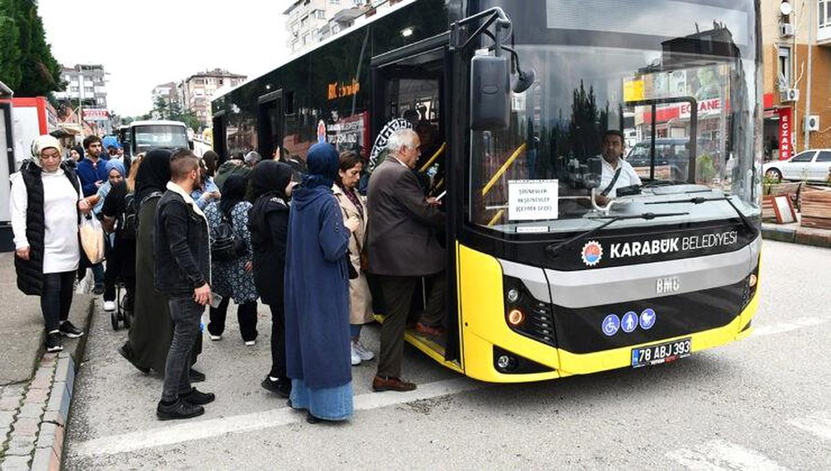 Karabük\'te 65 yaş altına ücretsiz ulaşım kaldırıldı