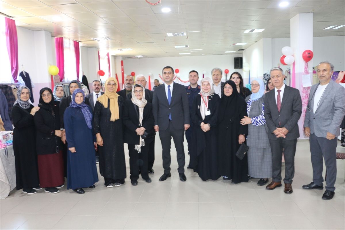 Of\'ta dikiş nakış kursu sergisi açıldı
