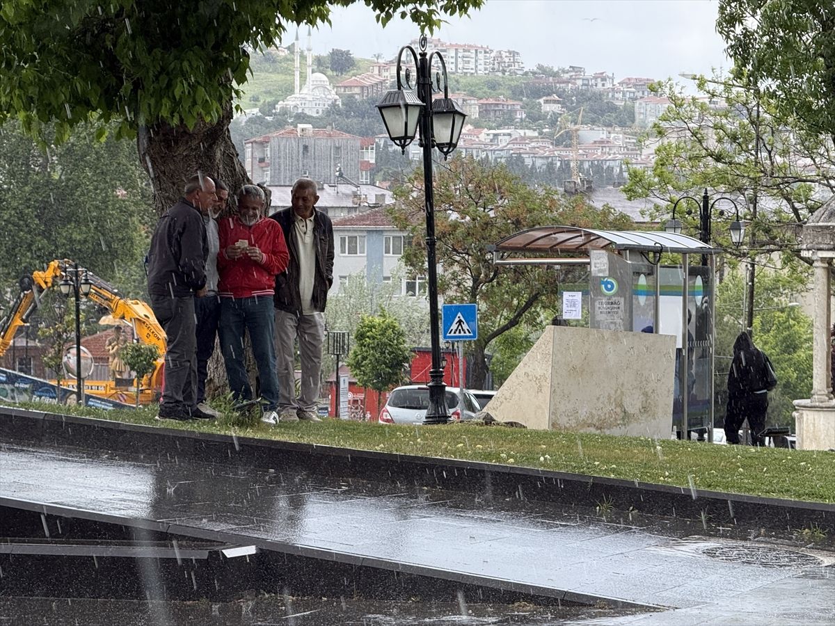 Trakya\'da Sağanak Yağışlar Etkili