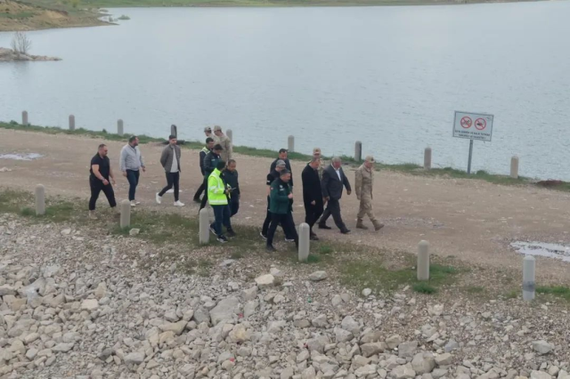 Vali Önder Bozkurt Yazıcı Barajı’nda incelemelerde bulundu