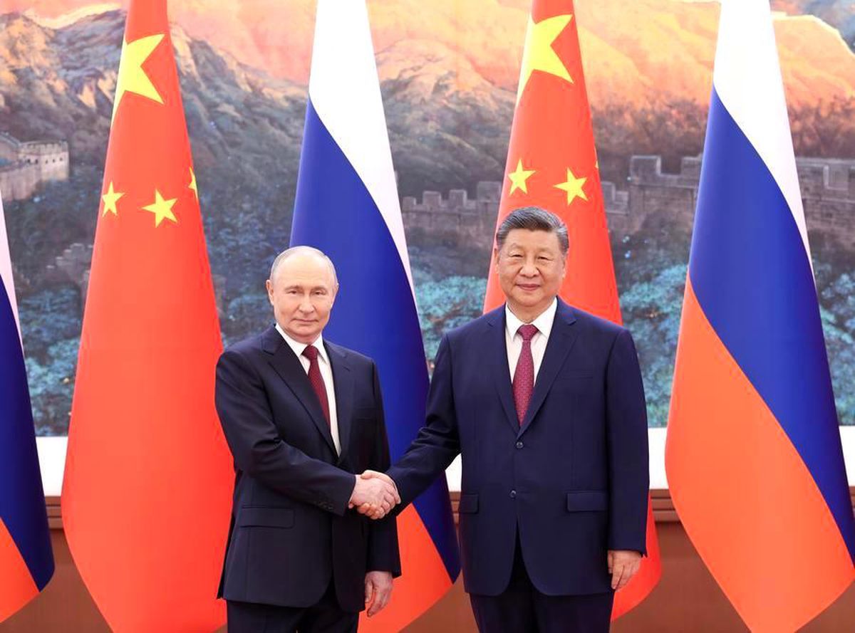 Xi ve Putin Beijing\'de ortak basın toplantısı düzenledi