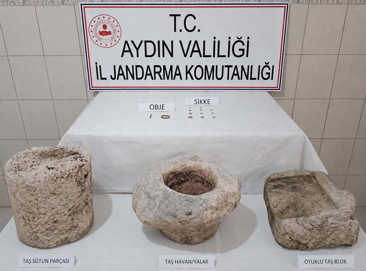 Bozdoğan\'da Tarihi Eser Operasyonu