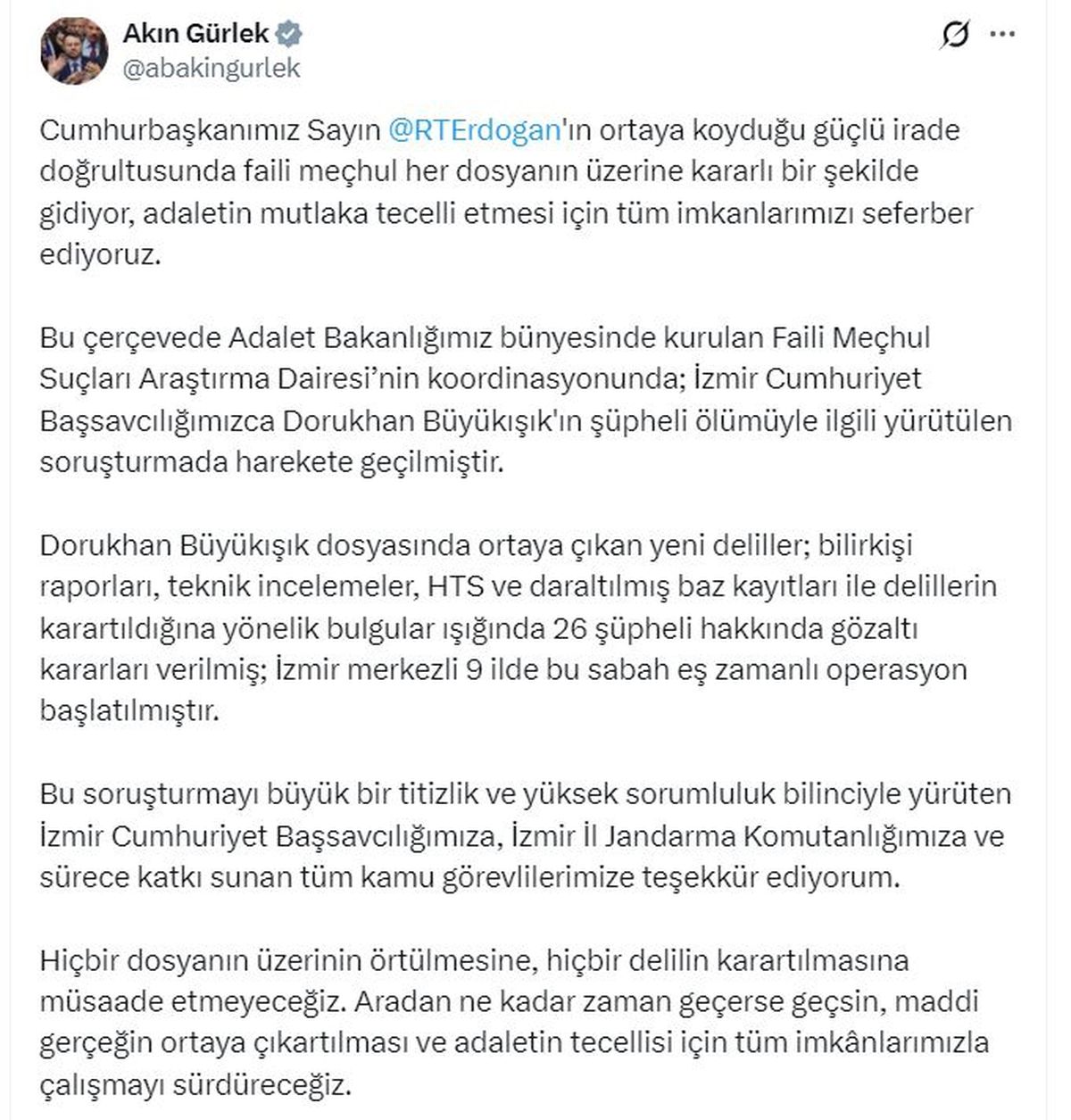 Büyükışık soruşturmasında 26 gözaltı