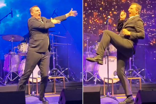Dubai’de konser veren Rafet El Roman'ın dansı geceye damga vurdu