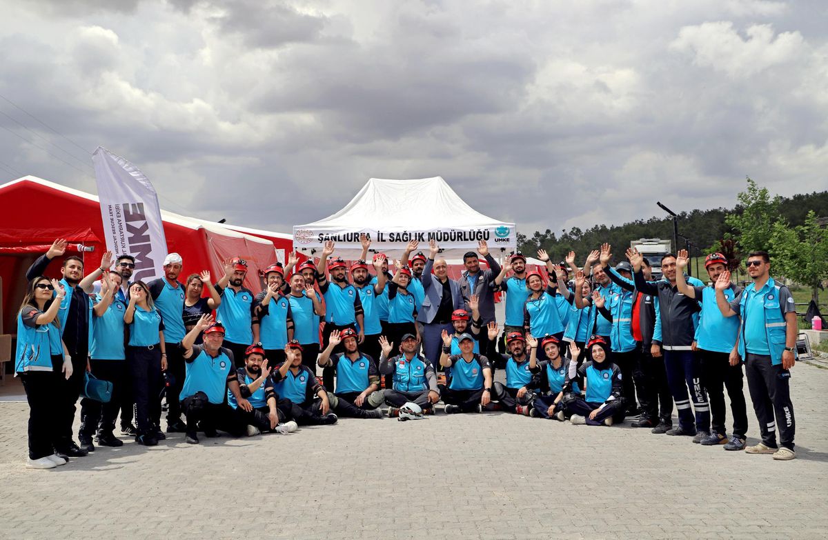 Şanlıurfa’da UMKE ekiplerinden gerçeğini aratmayan feribot kazası tatbikatı