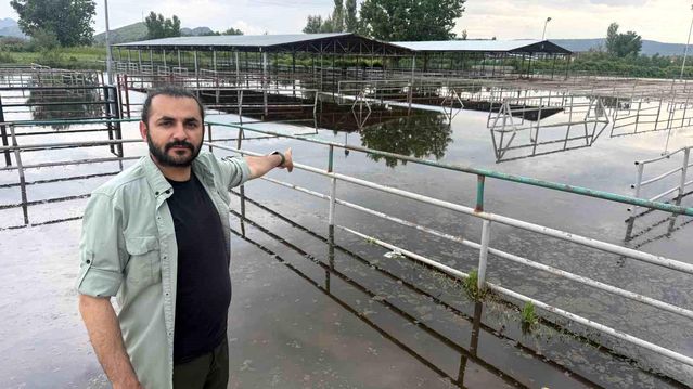 Turhal'da Taşkın Hayvan Pazarını Vurdu