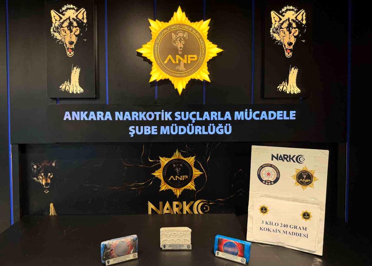 Kahramankazan\'da 3 Kilo Kokain Ele Geçirildi