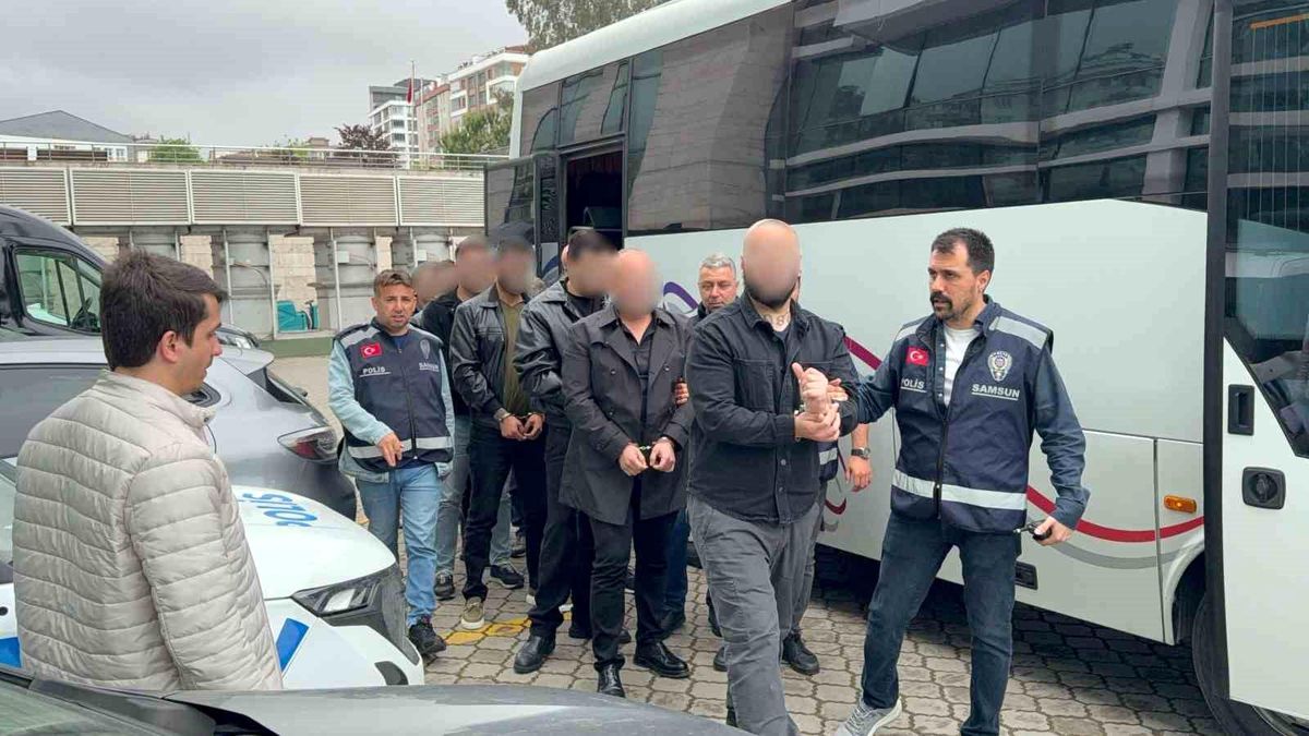 Samsun\'da Bar Darp Olayı: 7 Gözaltı