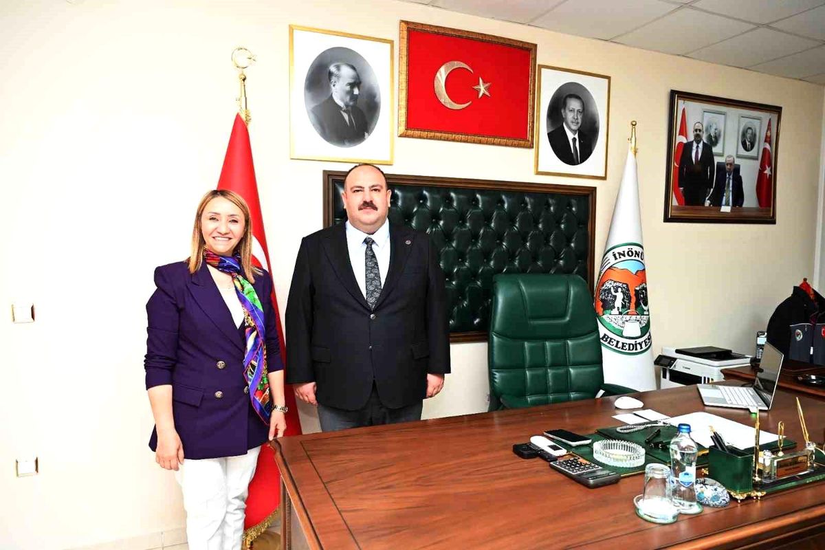 Başkan Tekin\'den İnönü\'ye ziyaret