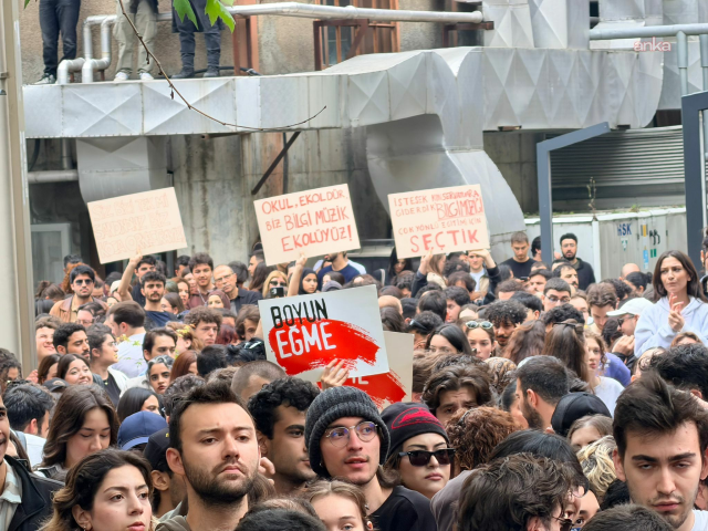 Bilgi Üniversitesi öğrencilerinden kapatma kararına tepki