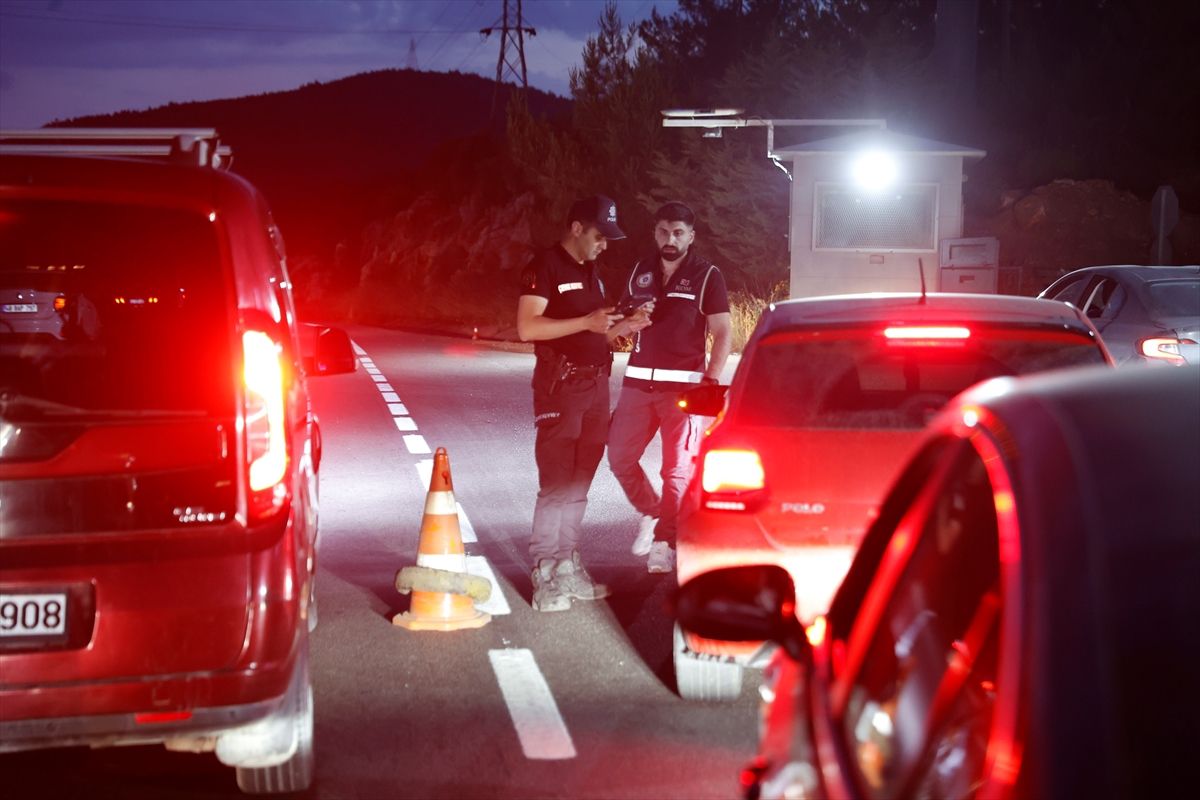Bodrum\'da Bayram Öncesi Trafik Denetimi