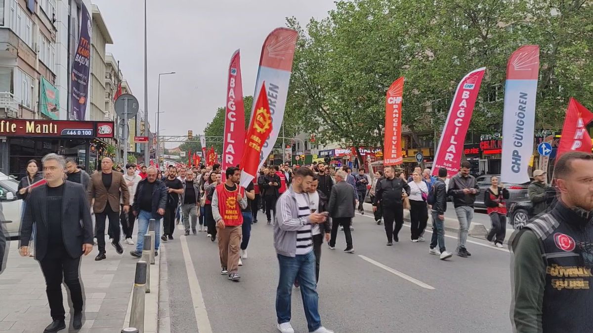 CHP\'den Bahçelievler\'de Yürüyüş