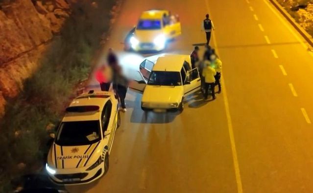 Gaziantep'te 'Narko-Alan' uygulaması: 75 araca 3 milyon TL ceza