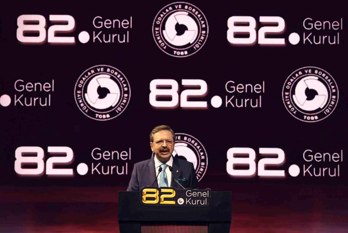 Gaziantep Ticaret Borsası TOBB Genel Kurulu\'nda
