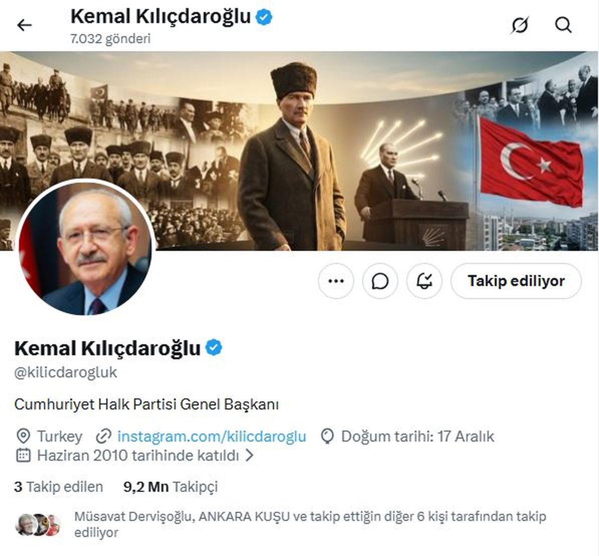 Kılıçdaroğlu CHP Genel Başkanı