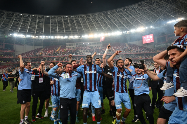 Konyaspor'u yenen Trabzonspor Türkiye Kupası'nın sahibi oldu