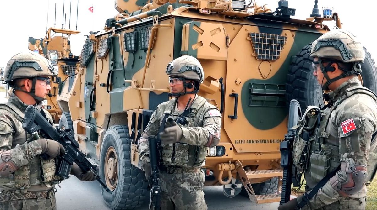 66. Tugay NATO-Sırbistan Tatbikatında Eğitimde