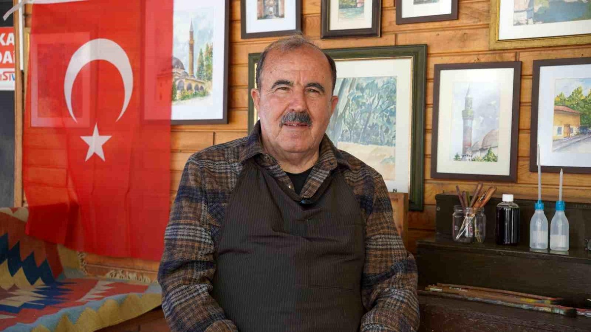 Suya yazılan sanatla yarım asır