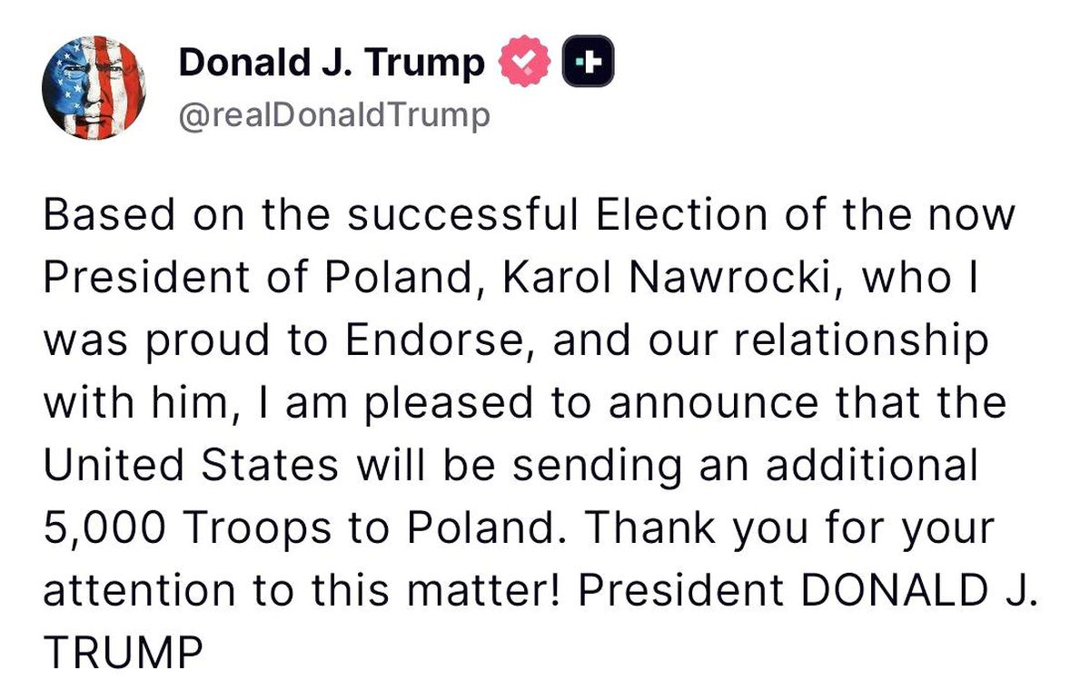 Trump, Polonya\'ya 5 Bin Asker Gönderecek