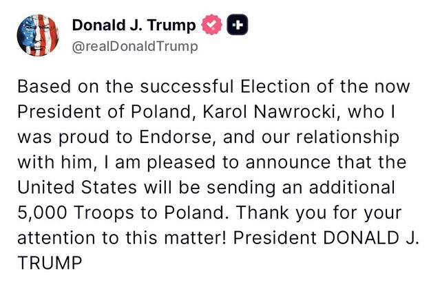 Trump, Polonya'ya 5 Bin Asker Gönderecek