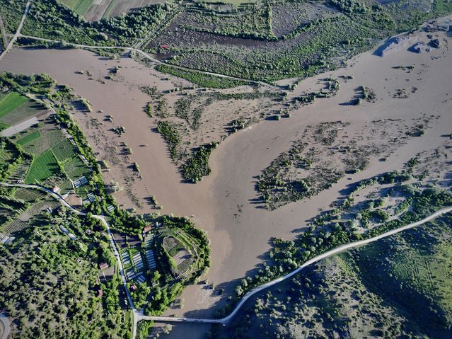 Tokat'ta Taşkın Riski: Dronla Görüntülendi