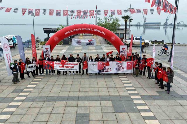 Samsun'da Dağcılık Yürüyüşü Başladı
