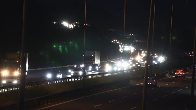 Bolu Geçişinde Trafik Yoğunluğu