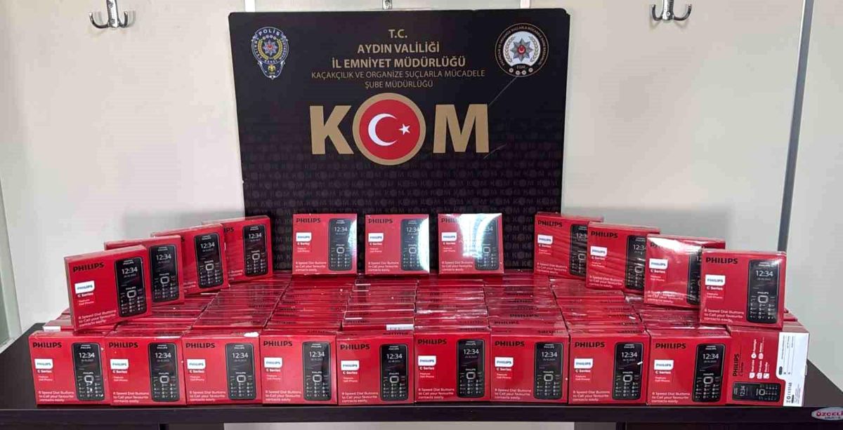 Aydın\'da 100 Kaçak Telefon Ele Geçirildi