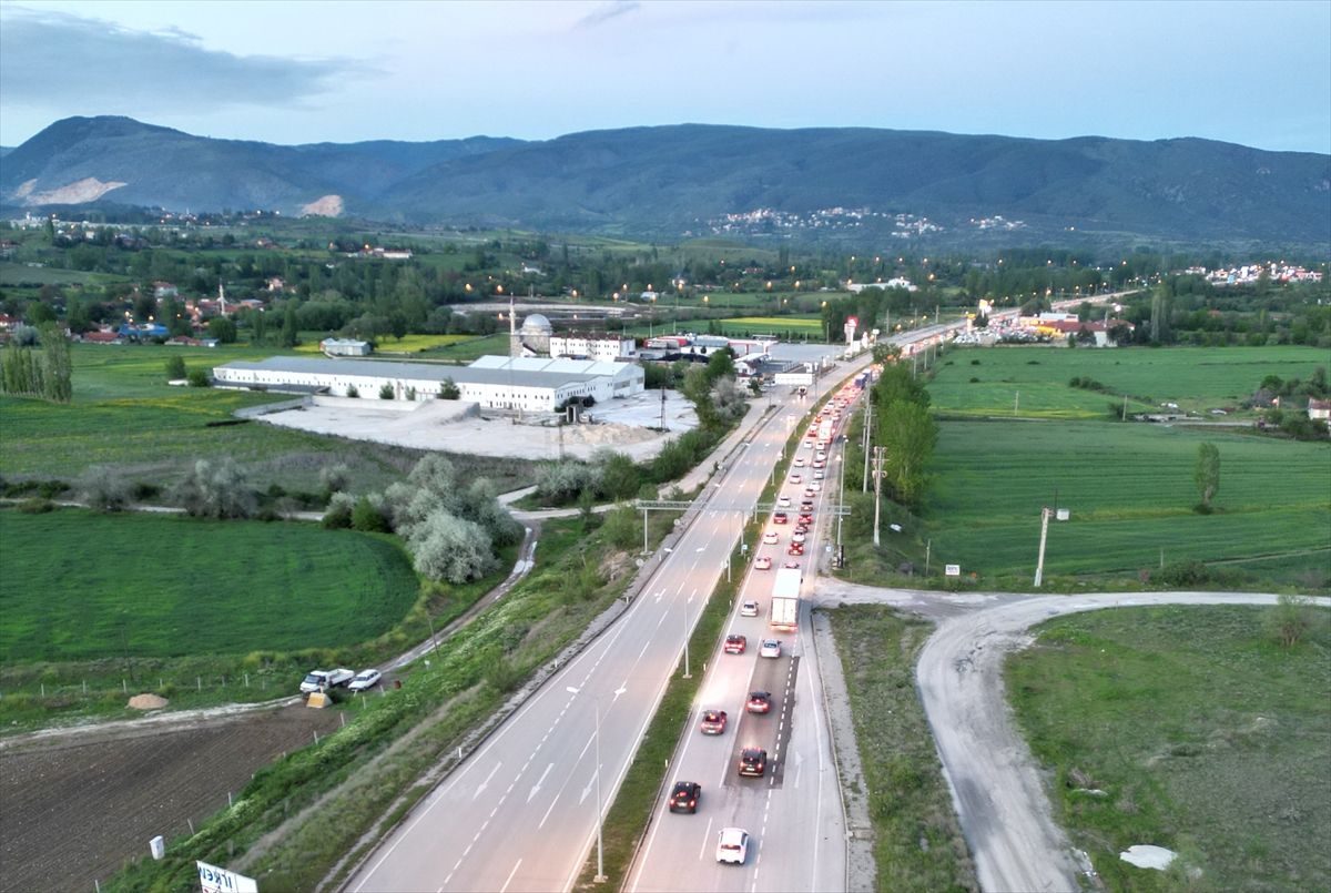 Çankırı\'da Trafik Yoğunluğu