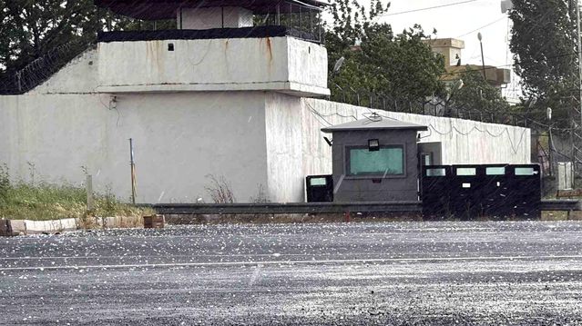 Diyarbakır'da Dolu ve Sağanak Yağış