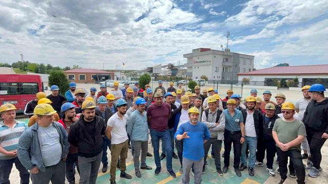 Edirne'de İşçiler Greve Gitti