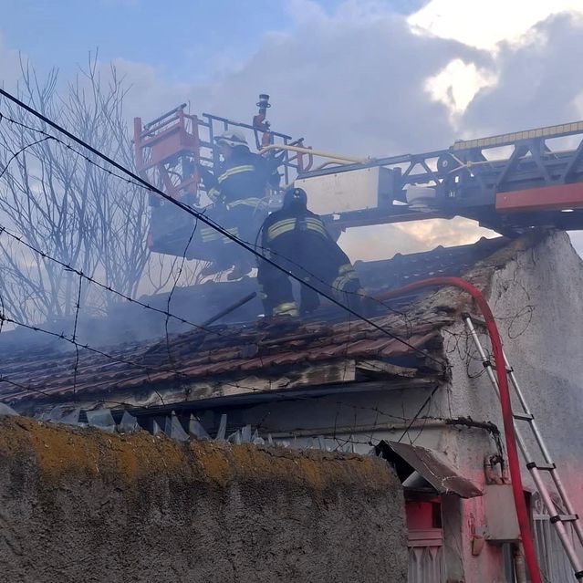 Eskişehir'de Müstakil Evde Yangın
