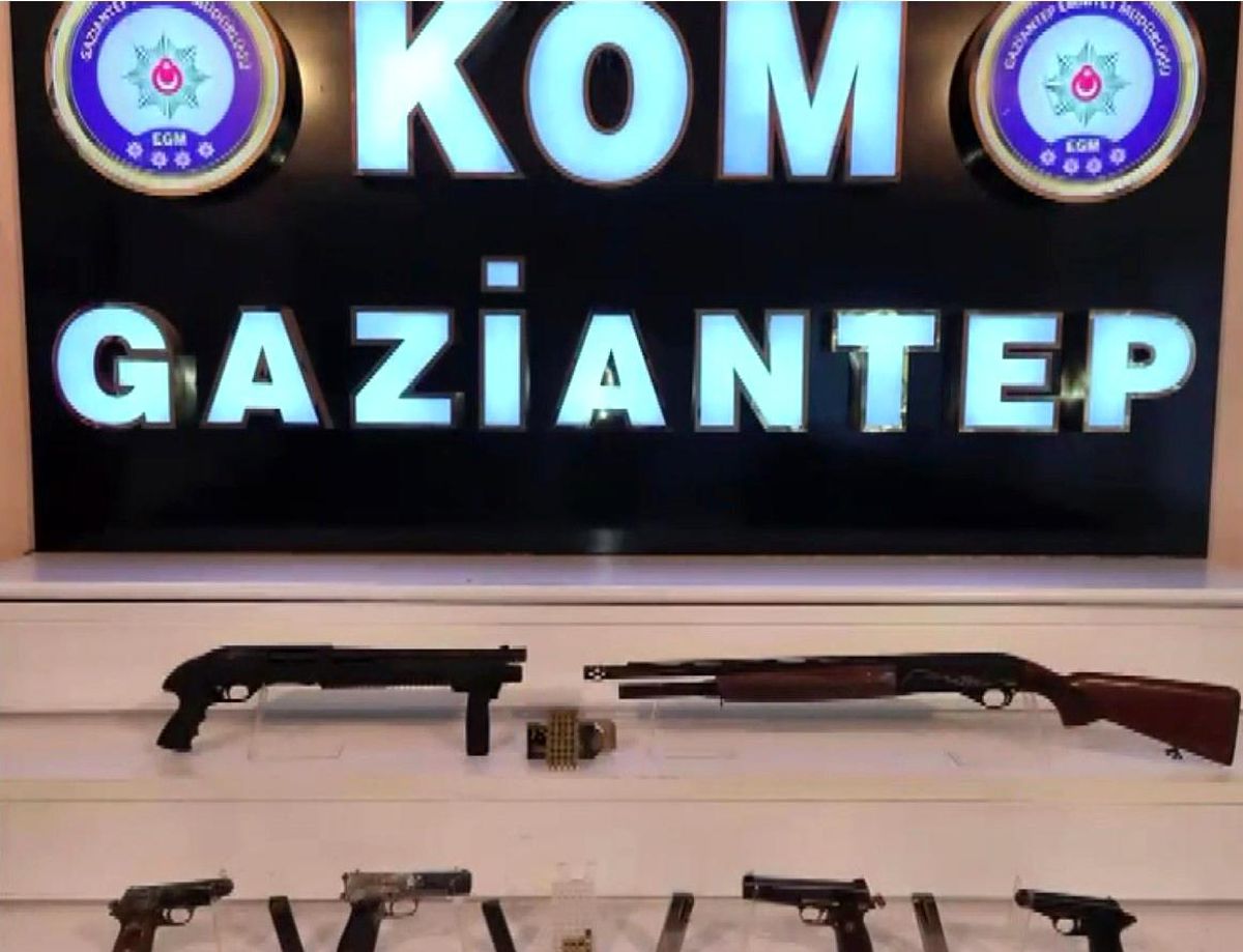 Gaziantep\'te Ruhsatsız Silah Operasyonu
