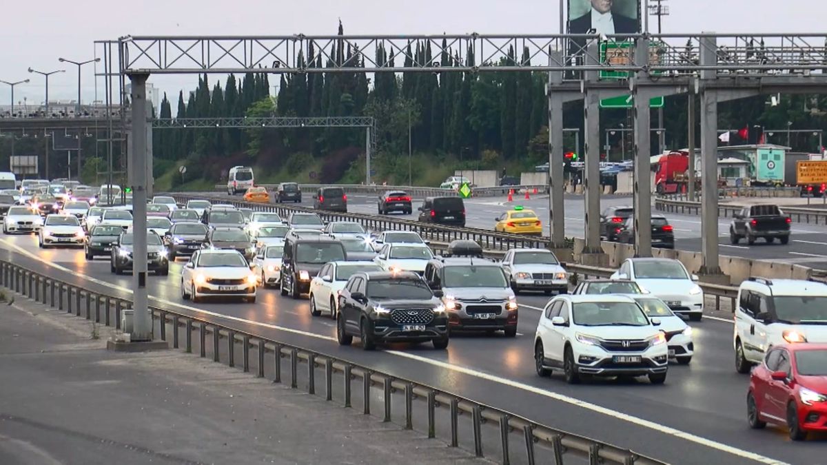 İstanbul\'da Kurban Bayramı Trafik Yoğunluğu