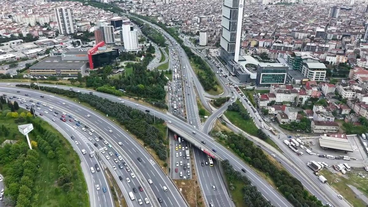 Kurban Bayramı\'nda İstanbul\'da Trafik Yoğunluğu