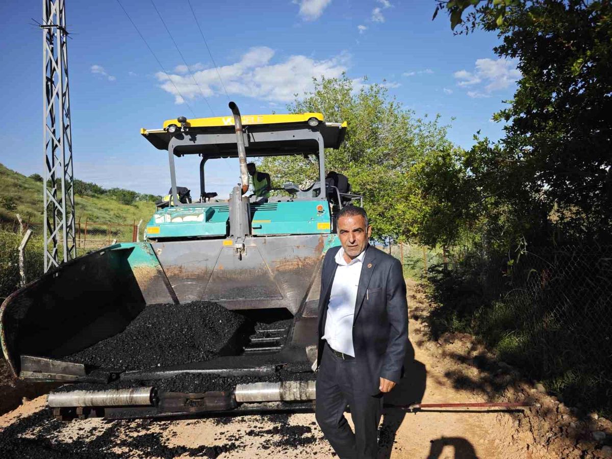 Millet Bahçesi Yoluna Asfalt Çalışmaları Başladı